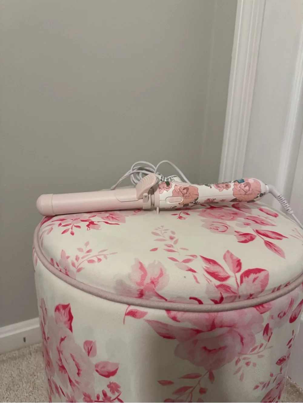 Beachwaver Co Floral Pink Styling Iron S1.25